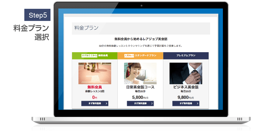 STEP5 料金プラン選択